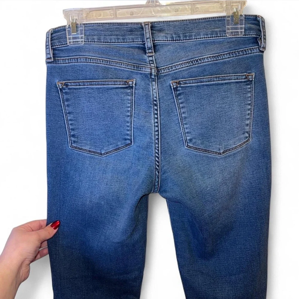 J.Crew Mercantile Skinny Jeans Size 27 Medium Wash Stretch Denim - Picture 3 of 9